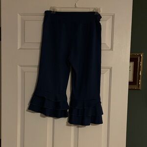 Navy Ruffle Kids Bottoms